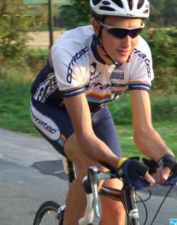 Julien Brazy aux couleurs du team Corratec