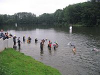 Mise à l'eau de la rando tri